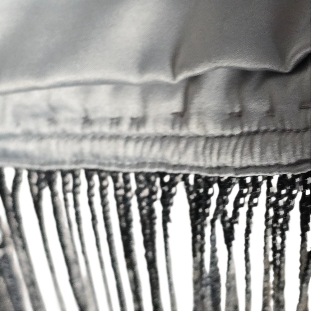 Kate Spade New York Sequin Fringe Shift Dress L Silver Metallic Ombre NWT Style - Picture 9 of 11